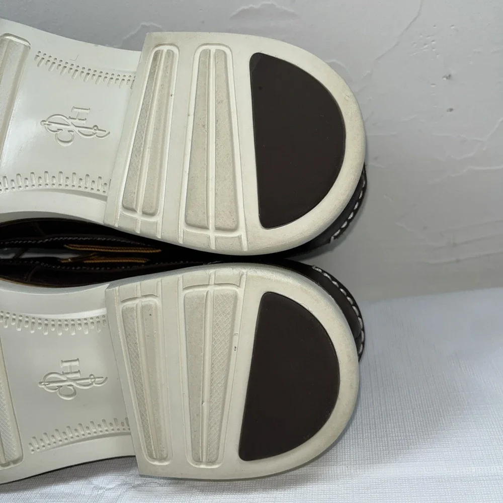 Cole Haan Mens 10M Casual Boat Shoes C12370 Brown‎ Leather Office Carrier Casual